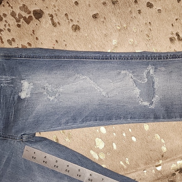 One by OneTeaspoon Freebird II Blue Skinny Distressed Jeans - Picture 4 of 8